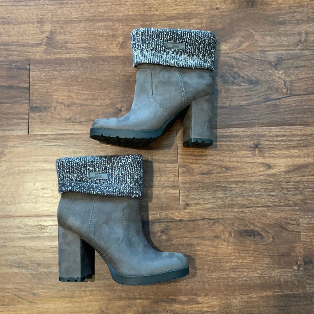 Sam Edelman Circus Boots Carte in Steel Gray Sz 7 New